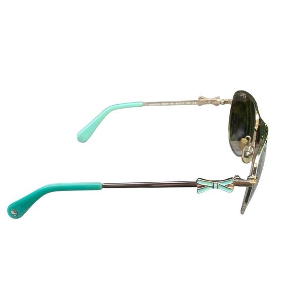 Kate Spade Women\'s Gold & Mint Aviator Sunglasses w/Bow Accents main image 11